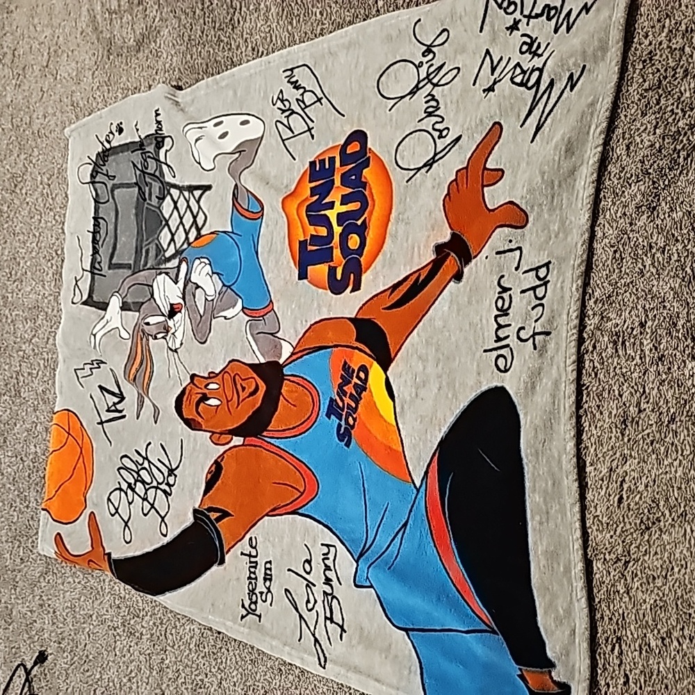 STUNNING SPACE JAM TUNE SQUAD THROW